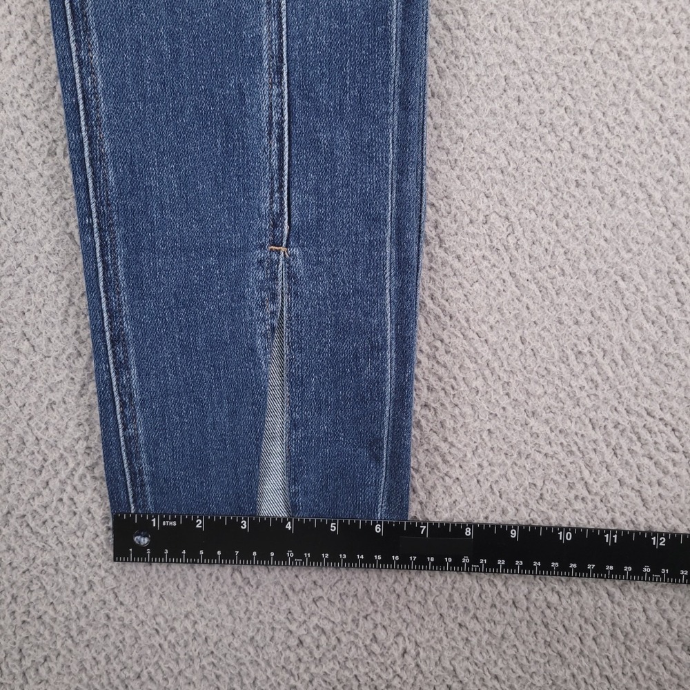 VERVET Jeans Size 26 Straight Ankle Split Hem Mid Rise Stretch Denim NEW - Picture 14 of 16